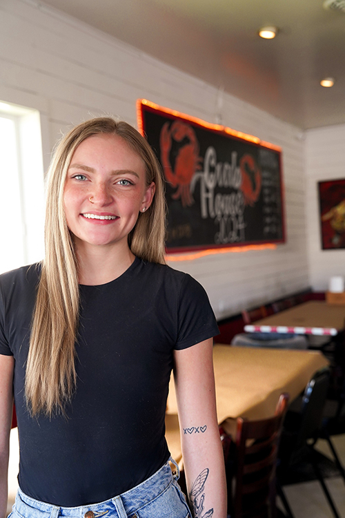 Kat Bell the General Manager of Crab House